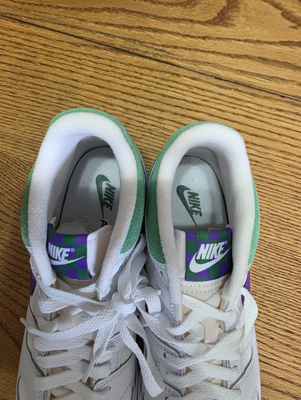 Nike Mac Attack Men’s White Sneakers Size 10.5 with Green & Purple  Brand New! - Picture 4 of 11